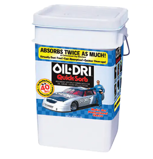 Oil-Dri Quick-Sorb Granular clay absorbent fine cut, 441290