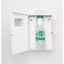 Station de lavage oculaire et solution