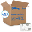 Kleenex Premium Multifold Paper Towels, White, 150 sheets per pack, 16 packs per case (01890)