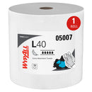 WypAll® L40 Wipers, All-Purpose, 12" L x 13-2/5" W, White - Roll of 750 Sheets (05007)