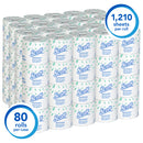 Scott® Toilet Paper, 1 Ply, 550 Sheets/Roll, White - Case of 80 Rolls (05102)