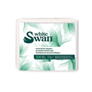 White Swan® Dinner Napkin, 2-ply, 1/8 Fold, 15.8" x 16.8", White - 200 Sheets per pack, 12 Packs per case (07600)