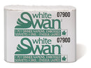 White Swan® Dinner Napkin, 1-ply, 1/8 Fold, 15.8" x 16.8", White - 250 Sheets per pack, 12 Packs per case (07900)