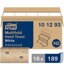 Advanced Xpress® Multifold Paper Hand Towel, 3-Panel, 2-Ply, 189 Towels/Pack, 16 Packs/Case (101293)