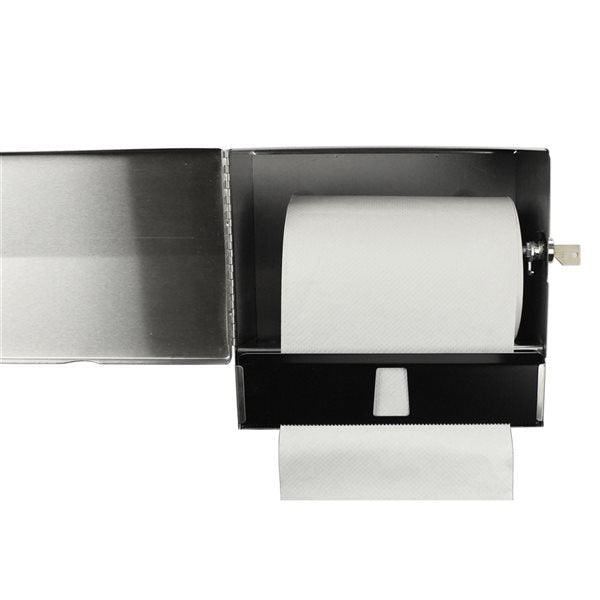 103-1 Universal Stainless Steel Roll Towel Dispenser - With Lock