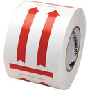 This Side Up Pictogram Special Handling Labels, 6" L x 4" W, Red on White (1064R)