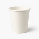 Single Wall Paper Cups, PE Lined — White - Case of 500 (Multiple Sizes)