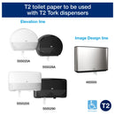 11 02 06 02 Advanced T2 - Rouleau de papier hygiénique mini jumbo doux 1075' (12/cs)