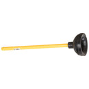 Hydro Thrust Toilet Plunger with Wooden Handle, Black, 20", Made in Canada (1150)