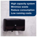 Distributeur de papier toilette Twin Mini Jumbo - Capacité de plusieurs rouleaux