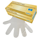 Disposable Glove, Polyethylene, 1-mil, Powder-Free, Clear - 500 per box (Multiple Sizes)