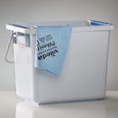 Chiffons de nettoyage tout usage en microfibre PVA 15"x 14"- 4 couleurs (paquet de 5)
