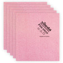 PVAmicro Max Drying Cloth, Microfibre, Pink,  19" x 17" - Pack of 5 (143591)
