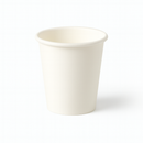 Single Wall Paper Cups, PE Lined — White - Case of 500 (Multiple Sizes)