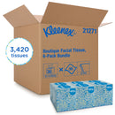 Kleenex® Facial Tissue Cube, 95 sheets per box, 36 Boxes per Case (21271)