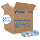 Kleenex® Facial Tissue Flat Box, 2-Ply, 100 Sheets - Case of 36 (21400)
