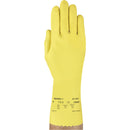 VersaTouch® 297 Gloves, 12" L, Rubber Latex, Flock-Lined Inner Lining, 20-mil (12/Pack)