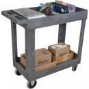 Utility Service Cart, 2 Tiers, 16-1/2" x 32-1/2" x 34-1/2", 550 lbs. Capacity (MP640)