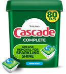 Cascade® Complete® ActionPacs™ Fresh Scent Dishwashing Detergent, 80 Count (3077223236)