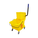 Side Press Bucket & Wringer Combo, P/P, 26-QT, Yellow (3081)