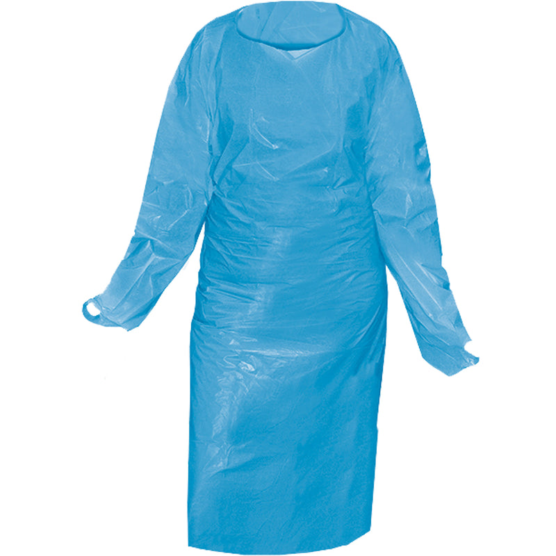 CoverMe™ Gowns, One Size, Blue, Polypropylene, Pack of 50 (31-500)