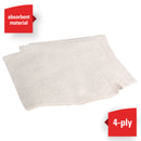 WypAll® L20 Wipers, All-Purpose, 16-4/5" L x 12-1/2" W, 4-Ply, White - Box of 176 (34607)