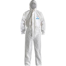 CoverMe™ XP1800 Type 5/6 Coveralls with Hood, X-Large, White, Microporous - Case of 25 (40-551-XL)