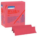 X80 Wipers, Heavy-Duty, 12-1/2" L x 12" W, Red - Pack of 50 sheets (41029)