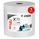 WypAll® X70 Wipers — 870 Sheets, White, Heavy-Duty Industrial Wipes (41600)