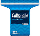 Cottonelle® Fresh Care Flushable Wipes, Pack of 252 - Case of 4 packs (43541)
