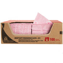 WypAll® CriticalClean™ Heavy Duty Foodservice Cloths, Red - Box of 100 (51634)