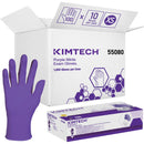 Kimtech™ Examination Gloves, Nitrile, 6-mil, Powder-Free, Purple, Class 2, Box of 100 - 10 per case (Multiple Sizes)