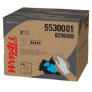 WypAll® PowerClean™ X70,  Multi-Purpose Wipers, 11.1" x 16.8", White - Box of 200 (55300)