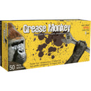 Grease Monkey® Disposable Gloves, Nitrile, 8-mil, Powder-Free, Black - Box of 50 (5555PF)