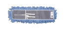 Tie-On Dust Mop, Blue, 48" Width, Synthetic Fiber, Made in Canada (57760305)