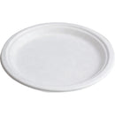 Compostable Plates, White, Bagasse (Multiple Sizes)