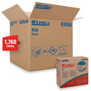 WypAll® X50 Wipers, All-Purpose, 12-1/2" L x 8-3/4" W, 168 Wipers, White - Case of 10 (83550)