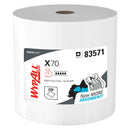 Wipers in a Bucket, Heavy-Duty, 13" L x 10" W, White, Roll of 220 Sheets - Case of 3 (83571)