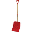 Alpine™ Snow Shovel, Polypropylene Blade, 13-9/10" Wide, D-Grip Handle, Wearstrip Included (AP139KDR)