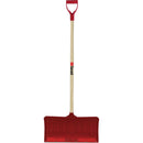 Red Snow Pusher, Polypropylene Blade, D-Grip Handle, 20-3/4" W (APP21KDR)