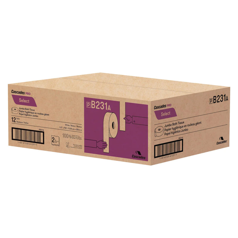 Pro Select™ Green Seal® B231 - Jumbo Toilet Paper 750’ (12/cs)