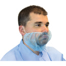 Disposable Beard Covers, Polypropylene, Blue, Case of 1,000 (BRC-4220-B)