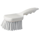 Short Handle Pot Brush, 9" L, Polypropylene Bristles, White (BRP-210WS-WH)