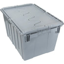 Flip Top Plastic Distribution Container, 21.65" x 15.5" x 12.5", Grey (CG125)