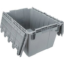 Flip Top Plastic Distribution Container, 21.65" x 15.5" x 12.5", Grey (CG125)