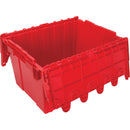 Flip Top Plastic Distribution Container, 21.65" x 15.5" x 12.5", Red (CG126)
