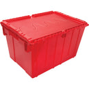 Flip Top Plastic Distribution Container, 21.65" x 15.5" x 12.5", Red (CG126)