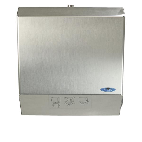 109-60S Mechanical Hands-Free Stainless Steel Universal Roll Towel Dispenser