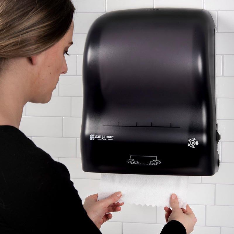 T7400TBK Simplicity Essence Hands Free Mechanical Universal Roll Towel Dispenser