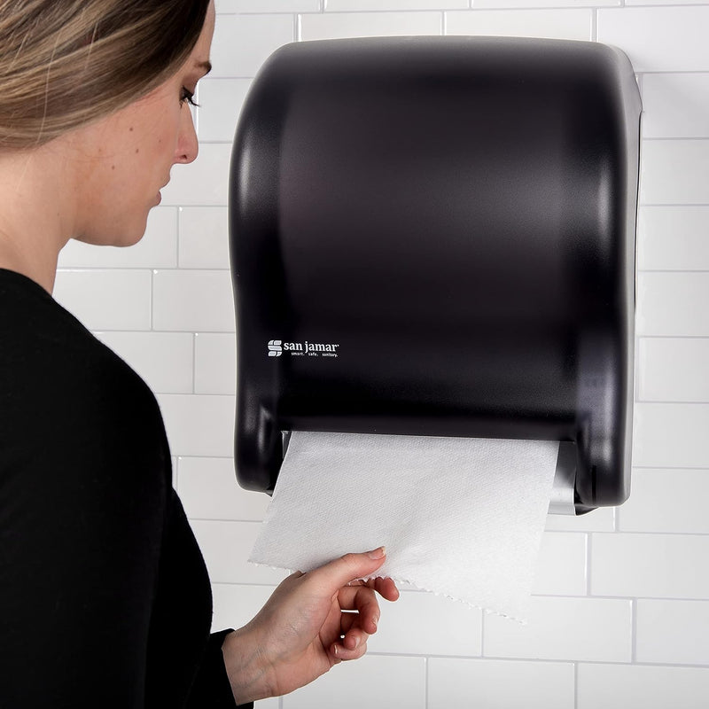 T8000TBK Tear-N-Dry Essence Hands Free Electric Universal Roll Towel Dispenser